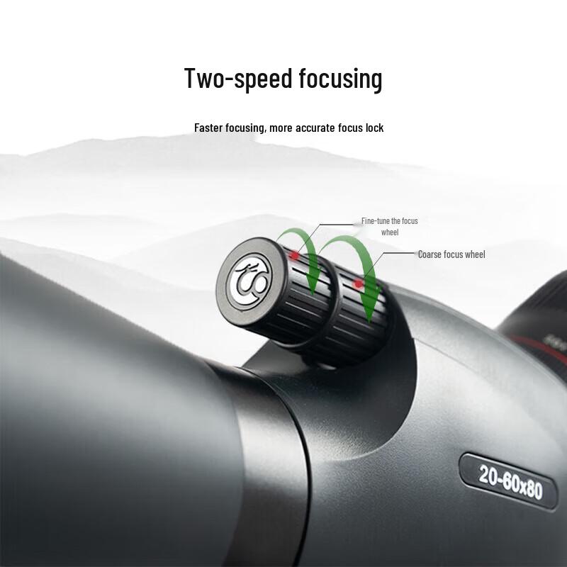 Leaysoo 20-60X80ED Hawk-Eye Monocular Telescope