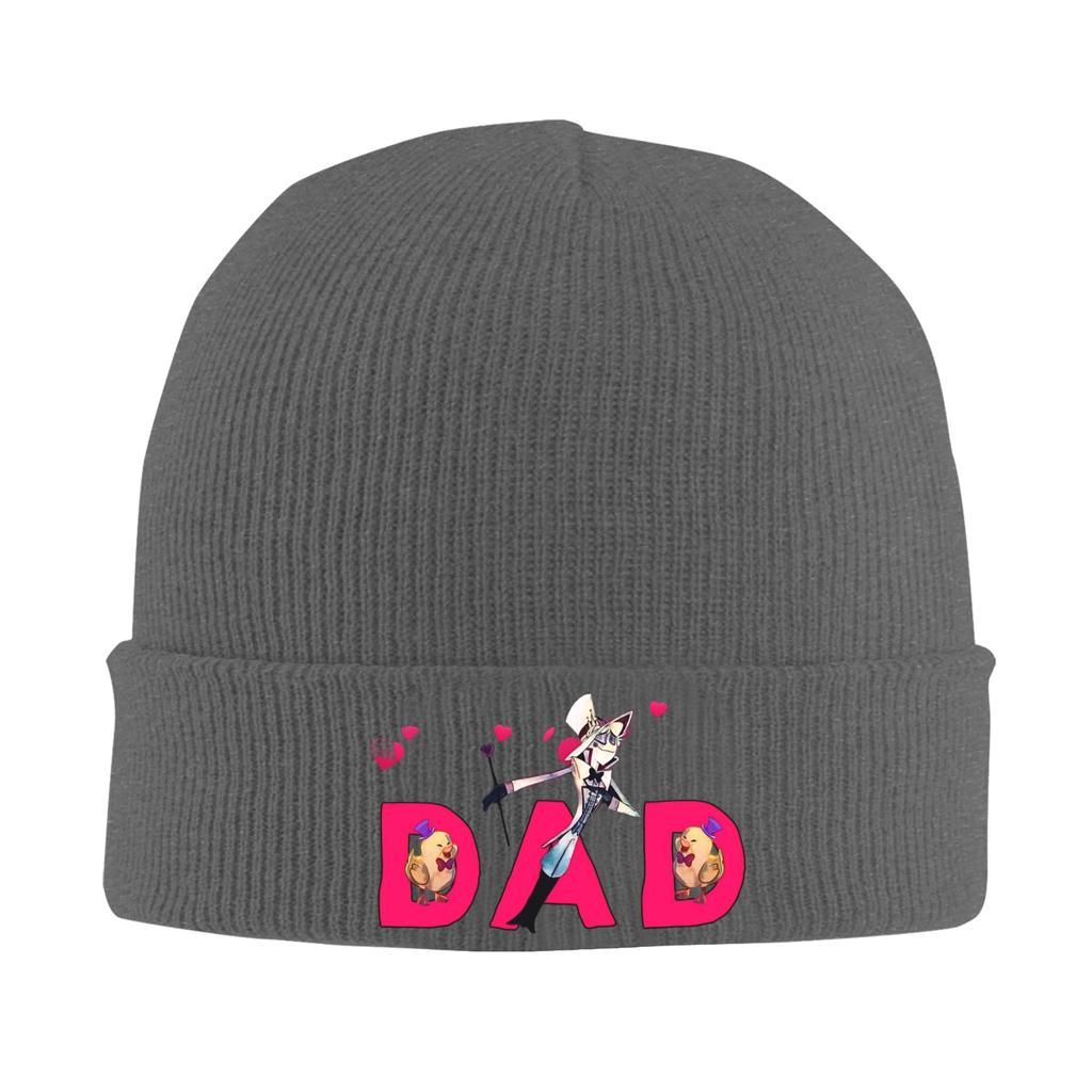 Women Unisex Beanie Hat HHazbins HHotels Lucifer Dad Rubber Ducks  Accessories Winter Warm Skull Knitted Hat Cap Beanies Skullies