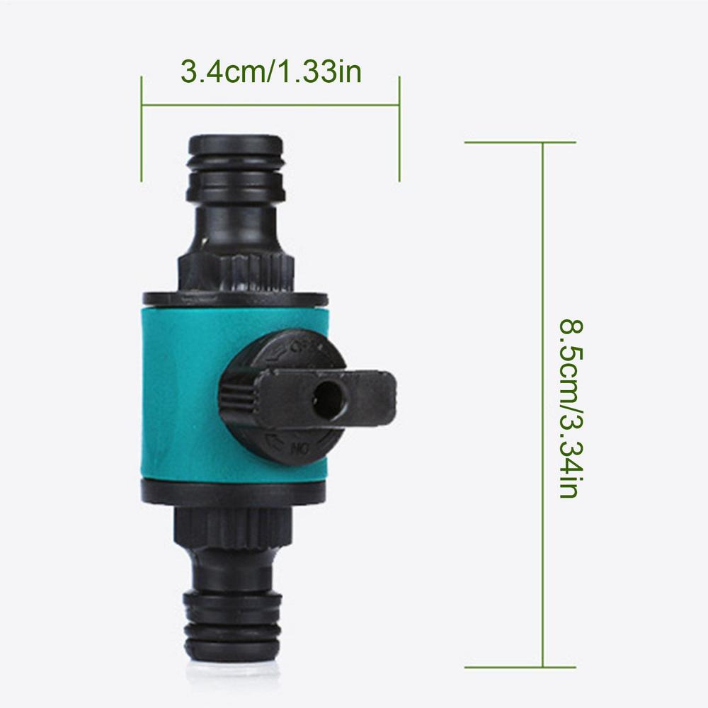 2 Way Hose Splitter For Garden Hose Leakproof Quick On/Off Water Hose Connector Garden Hose Faucet Splitter For Agricultural