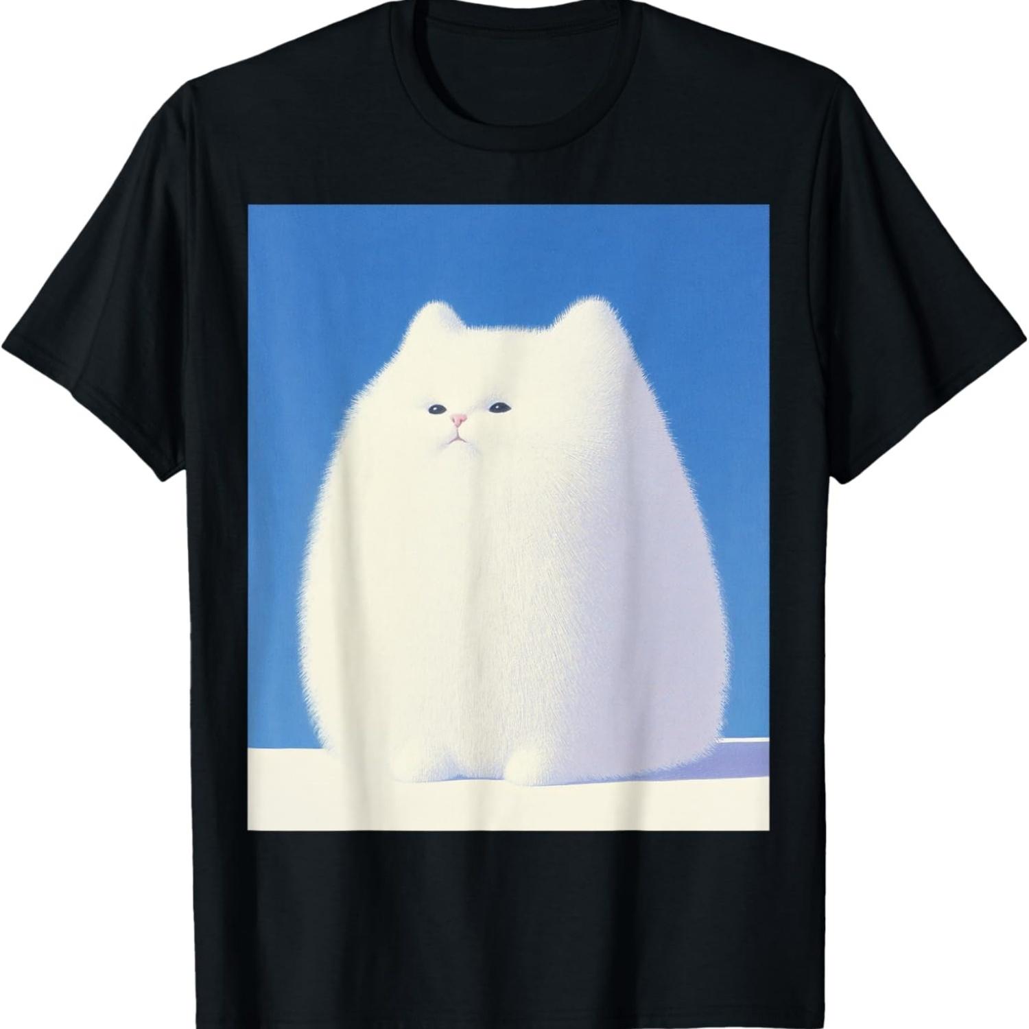 

Graphic Designer White Cat Meme Men Women Kids T-Shirt S чёрный