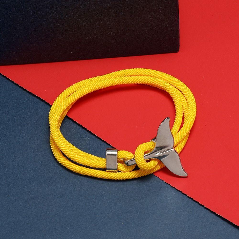 Design Birthday Gift Men Bracelet Fashion Jewelry Braided Rope Bracelet Korean Style Hand Strap