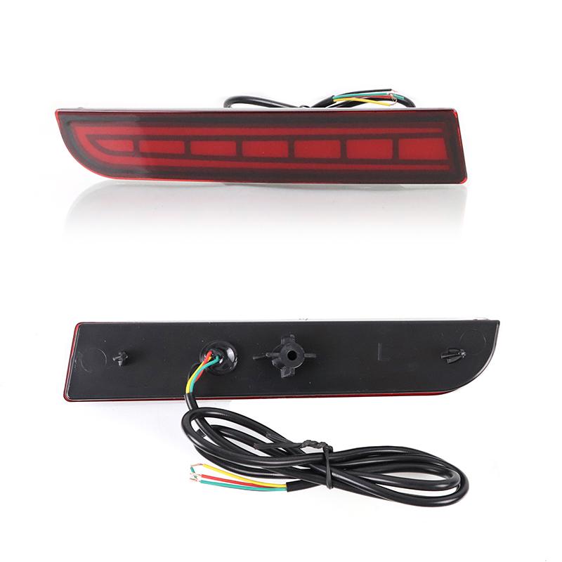 2 Stück Auto Heckstoßstange LED Bremslichter Passend für Mitsubishi Lancer/Evolution X CZ4A 2008-2017/Outlander Sport / RVR / ASX 2011-2012