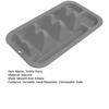 Silicone Taco Holder with 3 Dividers Reusable Tortilla Rack Non-Slip Food Dish Heat Cold Resistant Burrito Holder