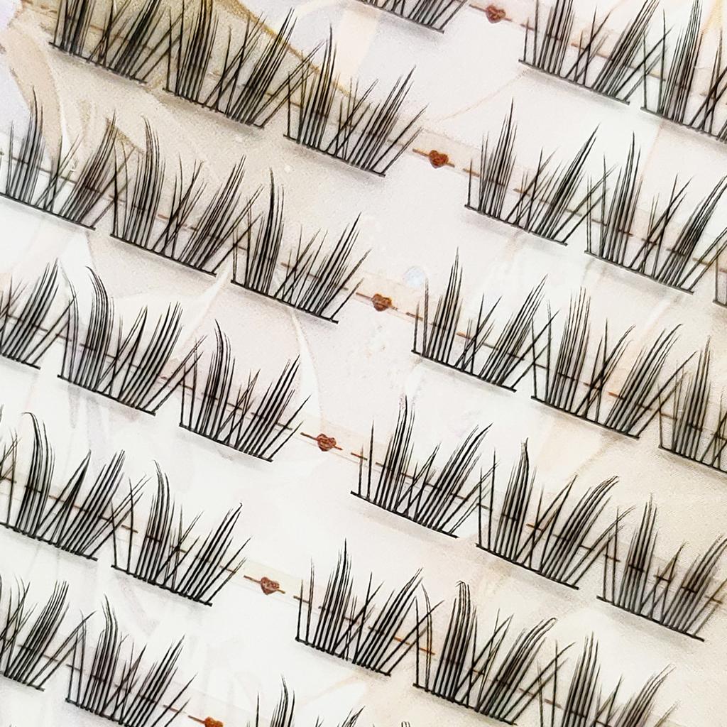 Dense Look Clear Up Lashes Clusters Enlarge Your Eyes Elongated Eye Tail Fake Lashes Ideal for Cosplay and Costume Parties
