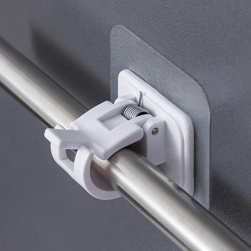 

JINGRUIXIANG Punch-Free Adhesive Curtain Rod Brackets