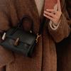 Ladies' Textured Bag Peach Wood Retro Women's Bag Shoulder Bag Crossbody Bag Handbag New Trendy Large Capacity Women's Bag Commuting Bag