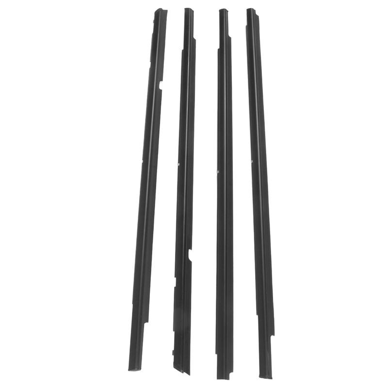 4pcs Car Weatherstrip Door Seal Belt 5727A005 Front Rear Window Moulding Trim Belt Replacement for Mitsubishi Lancer 2008-2017