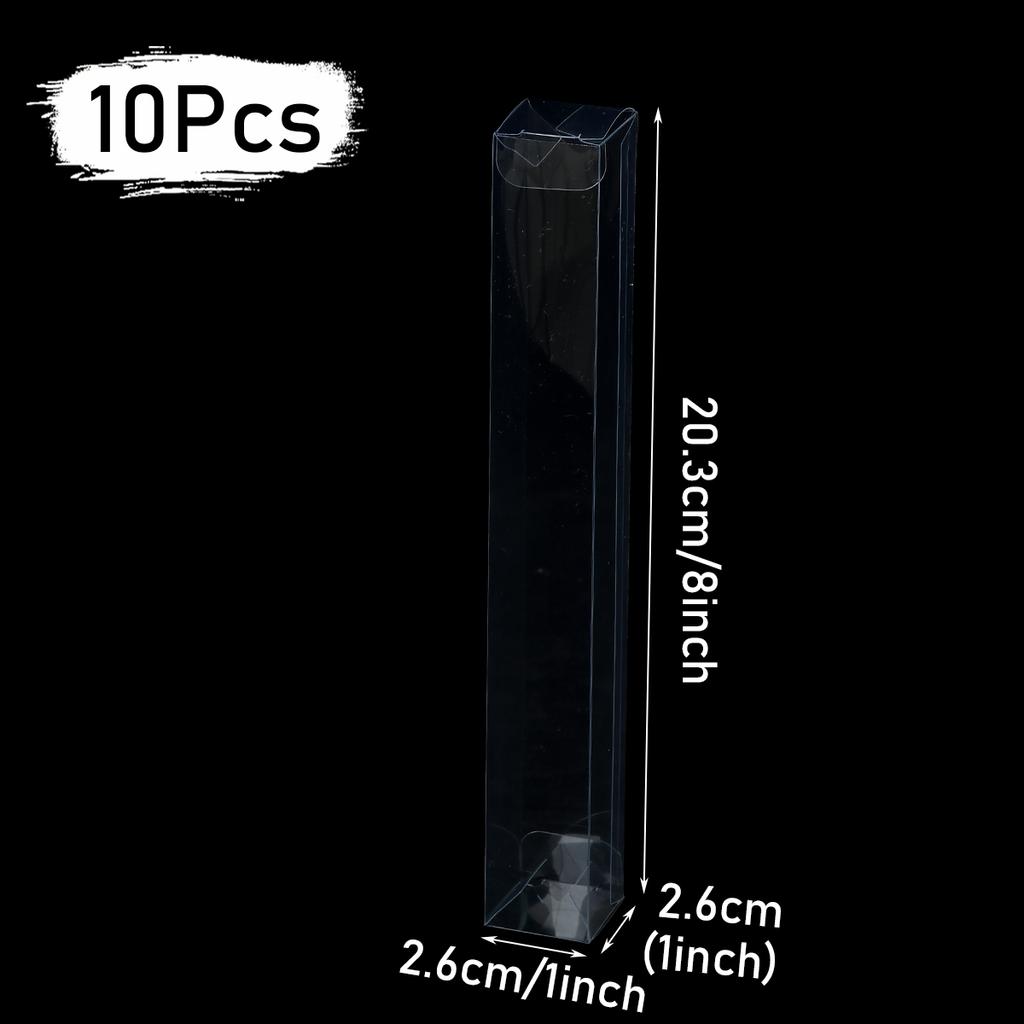 Multi-size Transparent PVC Plastic Box Candy Chocolate Cookies Toy Gift Packaging Box Jewelry Display Boxes Wedding Party Favors