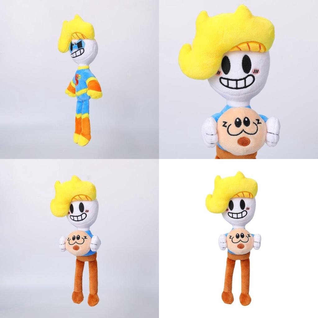 Bryson And Ham Plushie Superhero Boy Stuffed Toy With Brown And Blue Color Options