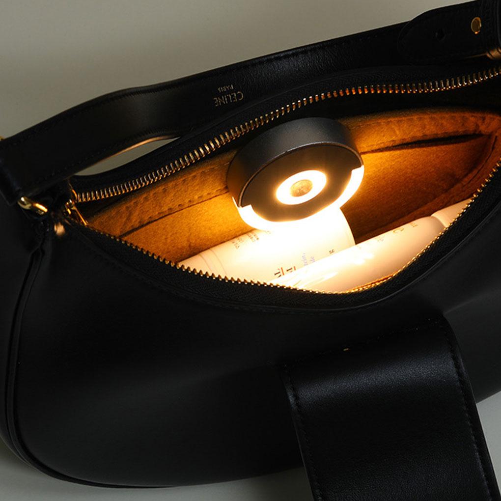 Circular Sensing Touch Light Bag Light With Convenient Hook Portable Touch Activated LED Bag Light