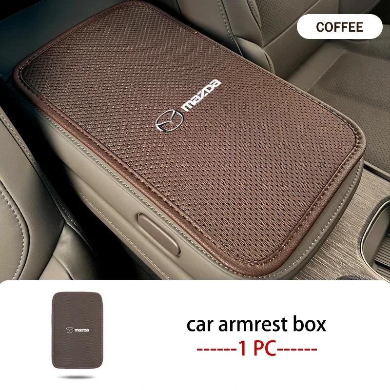 2025 Hot Car Armsteun Box Beschermhoes Middenconsole Kussenhoes voor Mazda Atenza Demio CX3 CX5 CX7 CX30 MX3 MX5 Speed ​​MPE M
