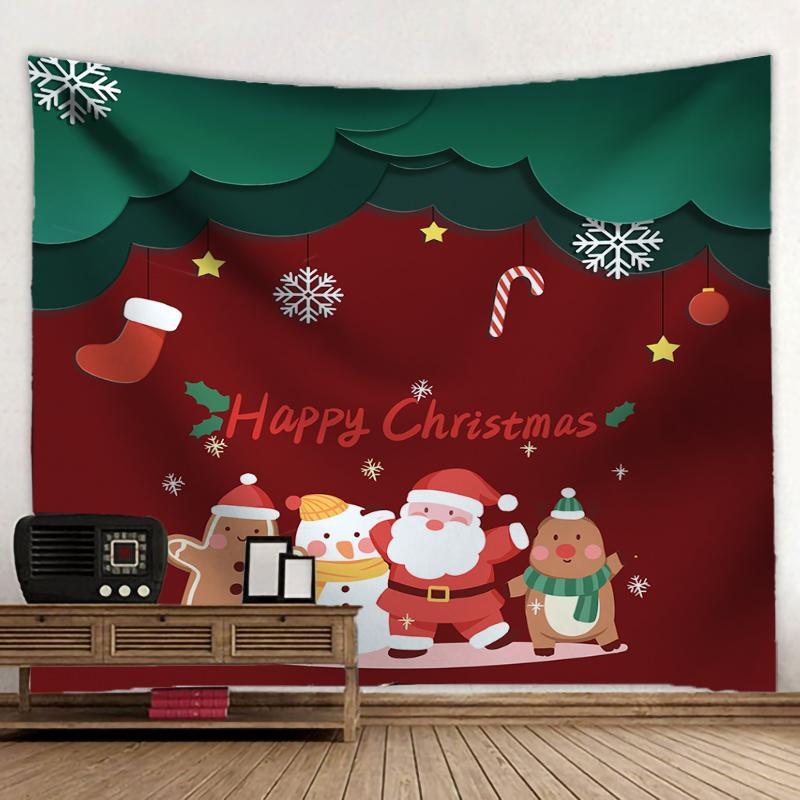 Christmas Balls And Snow Wall Hanging Tapestry Christmas Wall Hanging Tree Wall Hanging Gorgeous Christmas Tree Fireplace Gifts