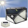 White Solar Garden Light With 100 Leds Pack Of 4 Ip65 Waterproof Design