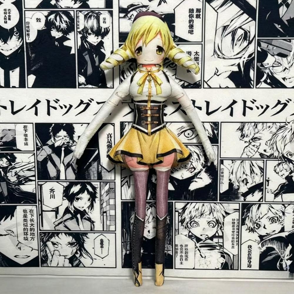 Homura Akemi Madoka Kaname Puella Magi Madoka Magica 28Cm Abstract Buigbare Pluche Pop Grappig Cadeau Voor Vrienden 28CM