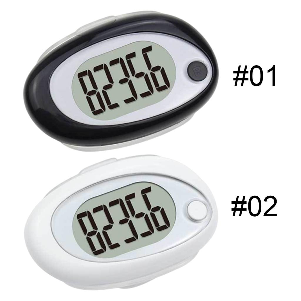 Accurate Pedometer with Large Display Step Counter with Removable Clip Lanyard Reusable Pedometers Small for Walking Hiking