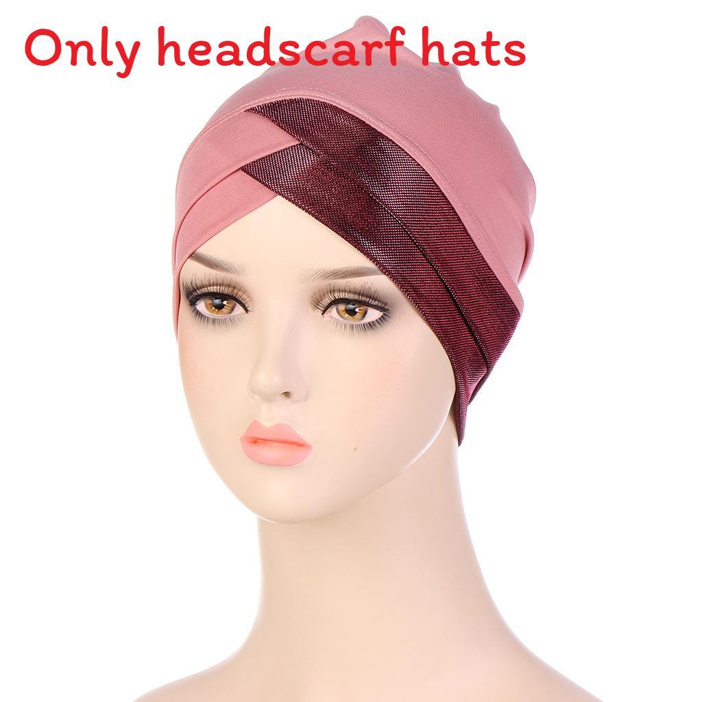Knitted Turban Cap With Cross Front Style For Women Summer Winter Fashion