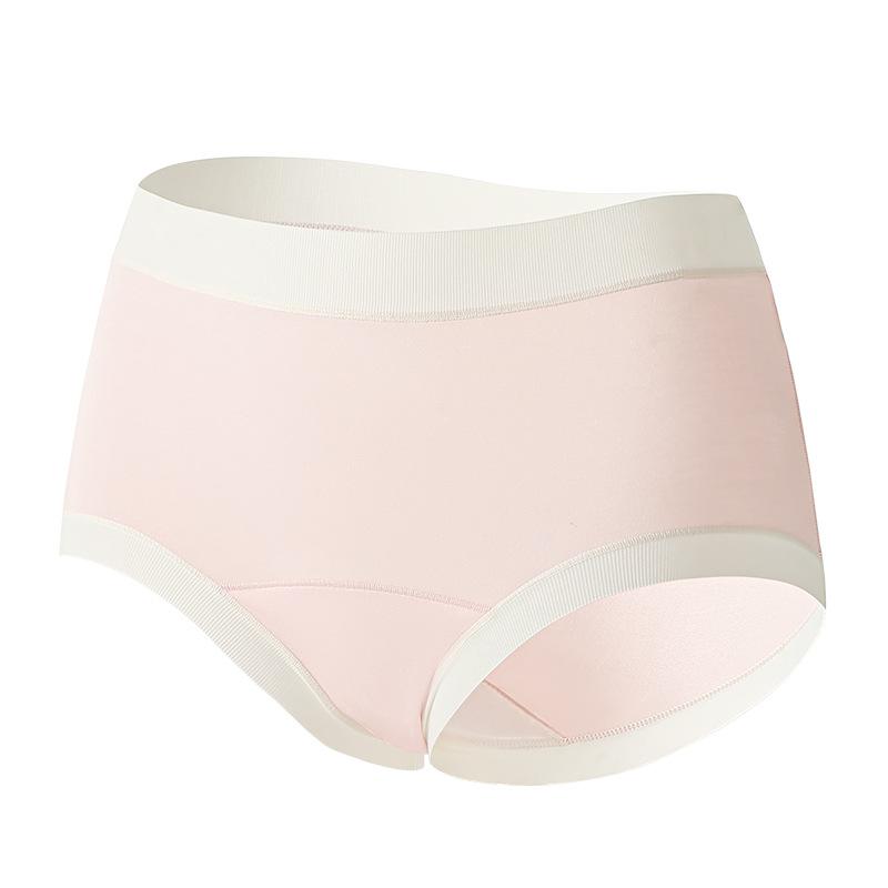 Female Spring and Summer Breathable 10A Antibacterial Pure Cotton Crotch Without Trace High Bounce Briefs