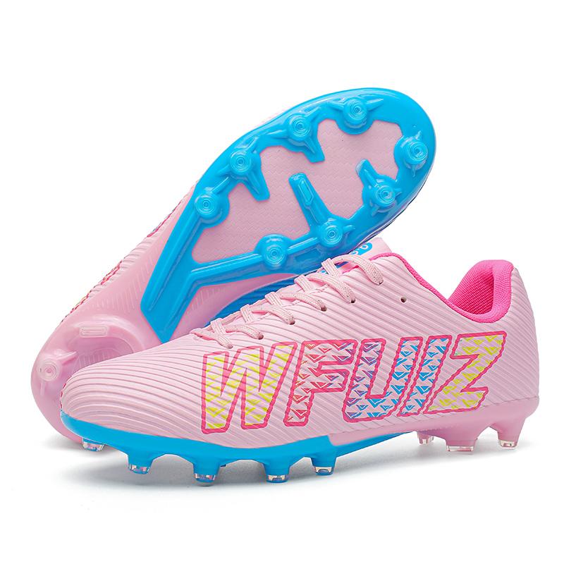 New Boy Girl Professional Soccer Shoes Ultralight Match Training Shoes Non-Slip Cleats Grass Drop Shipping Boys Football Boots