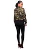 European & American Fashion Women's Camouflage Long Sleeve Jacket Tops