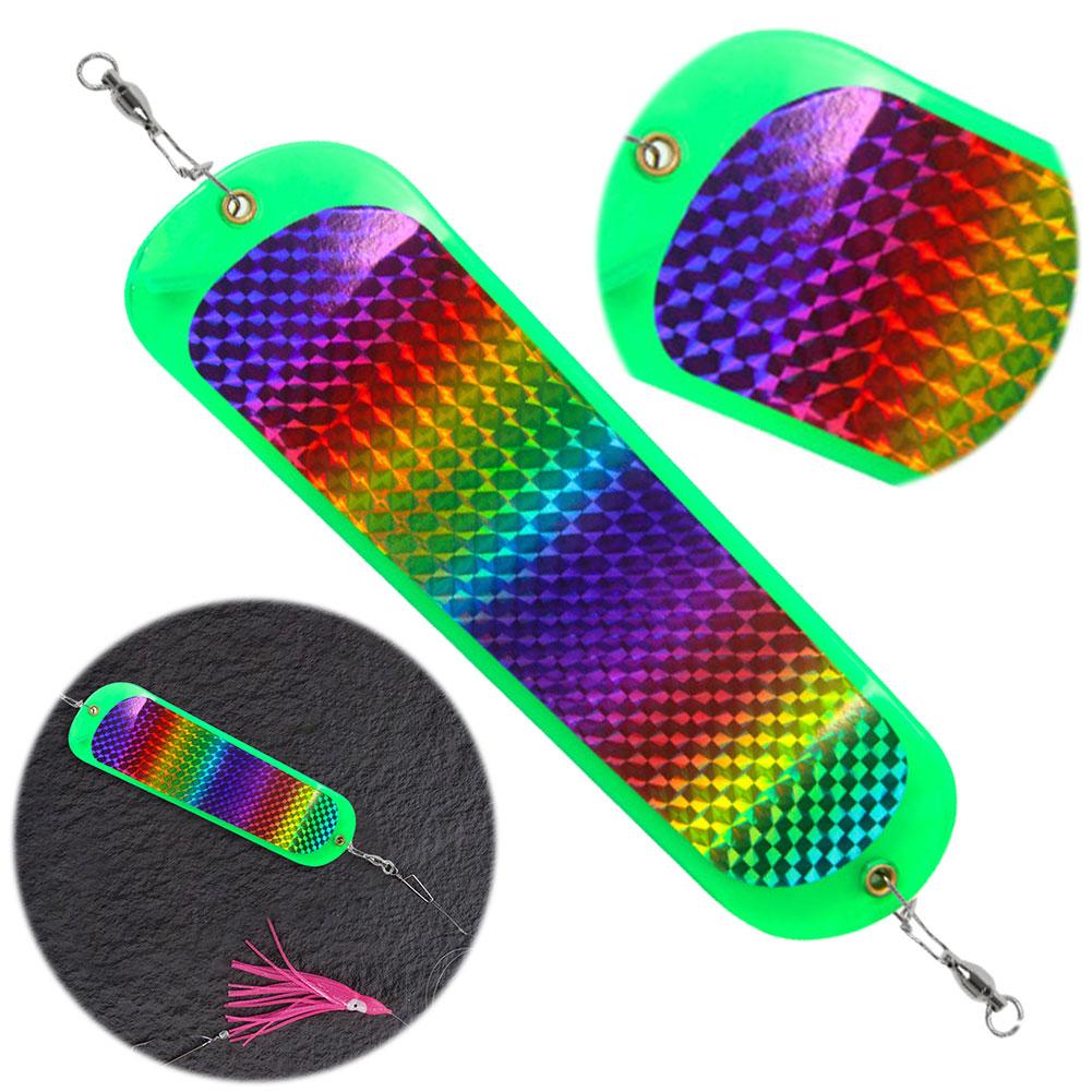 Trolling Fishing Diving Flash Board Bait Lure Flasher for Trolling Salmon Fishing Accessories