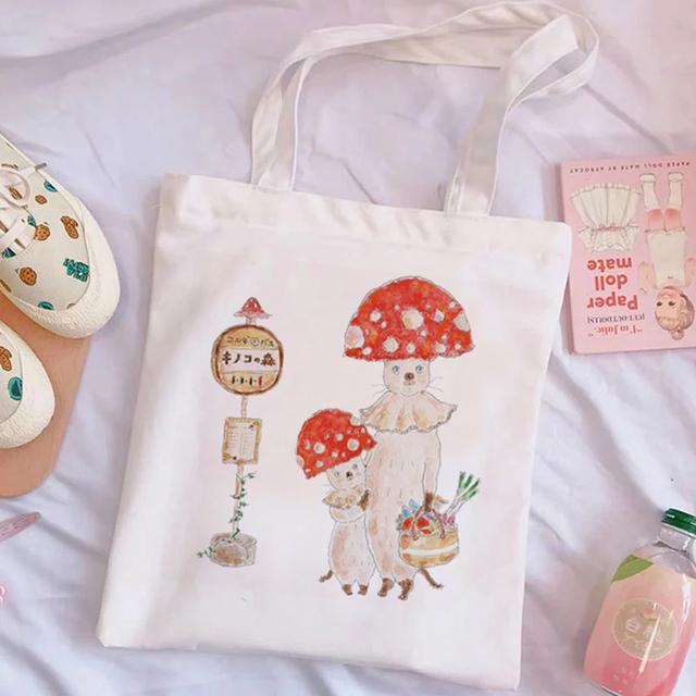 Fashion Niche Design Canvas Handbag Casual Wild Women's Shoulder Bag Student Schoolbag White Large Capacity No Zipper Handbag.