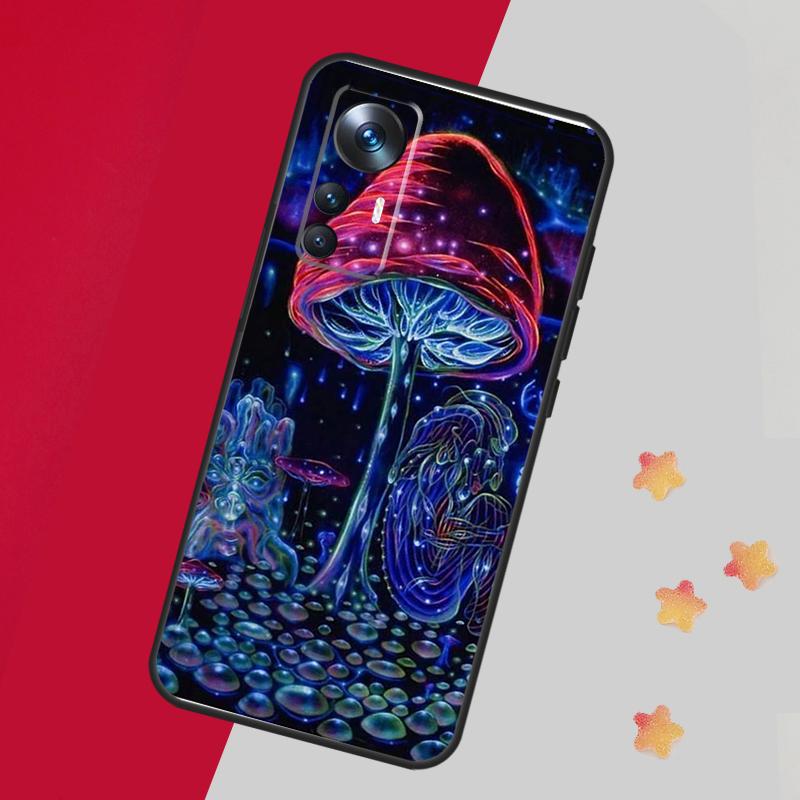 Weird Trippy Mushroom Case For Xiaomi 15 14 13 Ultra 11T 12T 13T 14T Pro Cover For POCO X7 X6 X3 X5 F5 F6 F7 Pro