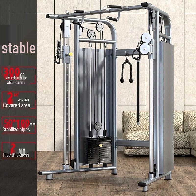 Yanbo Home Gym Power Rack with Cable Crossover