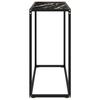 VidaXL Table console Noir 80x35x75 cm Verre trempé 322810
