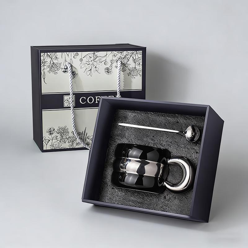 Xiaoyueya Ceramic Mug Coffee Cup Gift Set