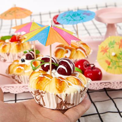 20-50 Stück Mehrfarbige Papier-Cocktailschirme Mini Party Getränkezubehör