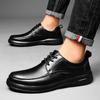 High Quality Men Oxfords Shoes Lace Up Spring Autum Genuine Leather Men Fashion Business Casual Man Shoe Breathable Chunky Shoes