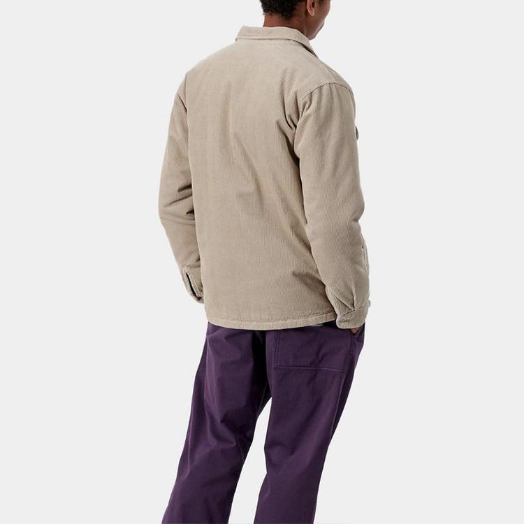 Carhartt WIP Single Breasted Corduroy Shirt Jacket Men jackets Light-Brown I028827-G1-00