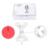 Desk Toy Stress Relief Rotating Gyroscope Desktop Decompression Toy with Silicone Cover for Office