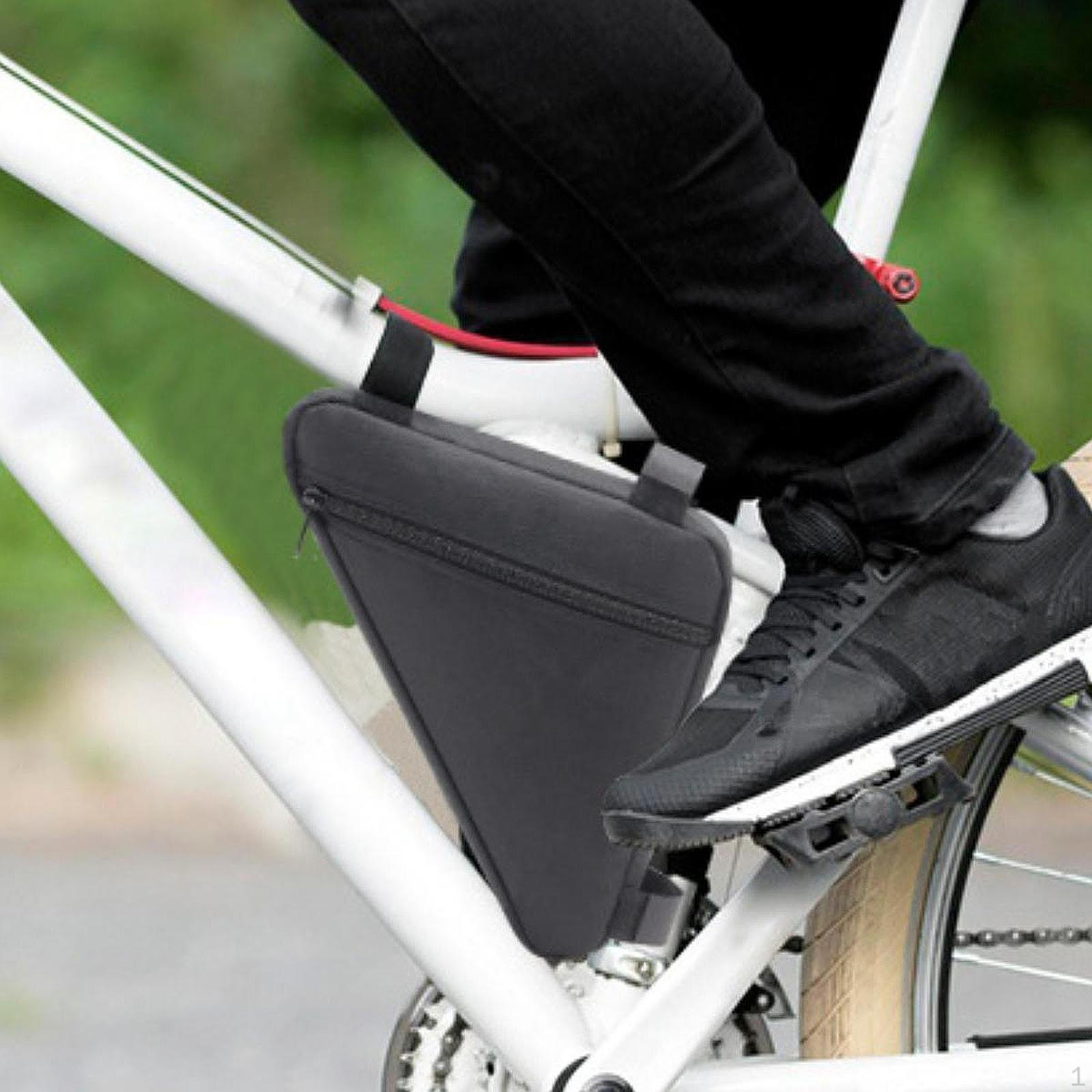 Bicycle Frame Bag, , Front Tube Storage Bag black