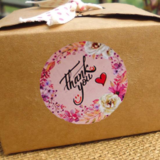 

1 рулон, модная буквенная печать, привлекательная наклейка, этикетка, упаковка для выпечки, круглая герметичная праздничная поставка