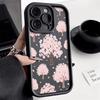 Coque de téléphone pour Xiaomi Redmi Note 14 13 12 11 10 9 8 7 Pro/Plus 5G Impression populaire de fleurs roses Anti-choc Protection Housse souple