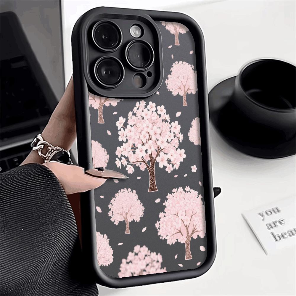Coque de téléphone pour Xiaomi Redmi Note 14 13 12 11 10 9 8 7 Pro/Plus 5G Impression populaire de fleurs roses Anti-choc Protection Housse souple