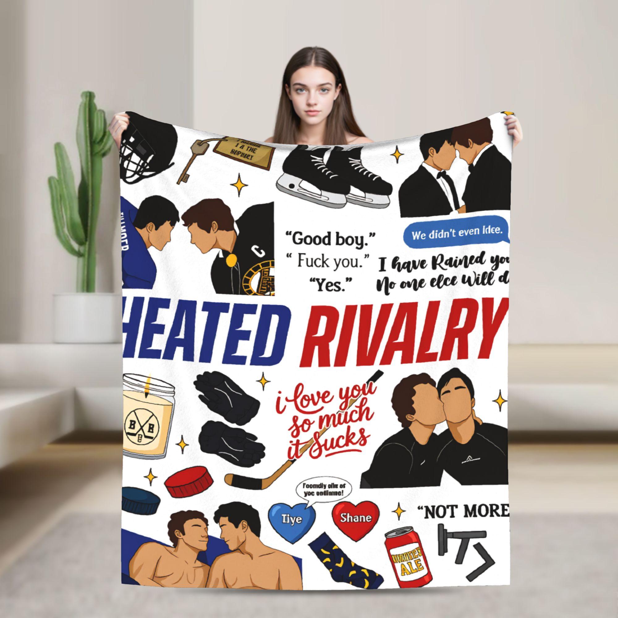 Heated Rivalry Blankets Shane Hollander Plush Funny Breathable Throw Blanket for Bedspread Autumn/Winter 75x90cm