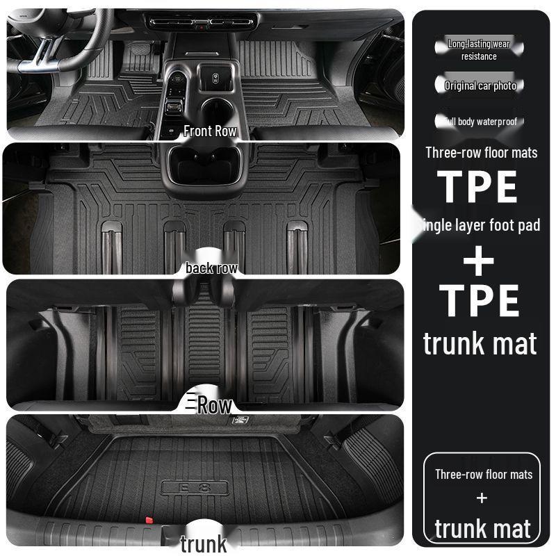 Lynk & Co 900 TPE Floor Mats 2025: Full Coverage Decorative Interior Car Accessories