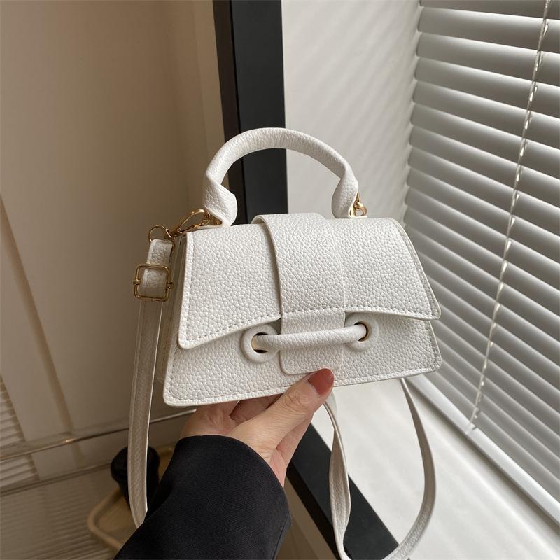 Trendy Crossbody Mini Lipstick Bag with Belt Decoration