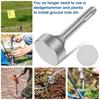 Alloy Steel Ground Rod Driver Wear Resistant Pile Driving Hammer Hammer Head  Construction Projects