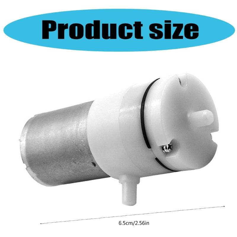 Durability 370 Mini Diaphragm Pump Mini Pump For Notebook Cooling Medical Equipment Low Noise And Long Lifespans