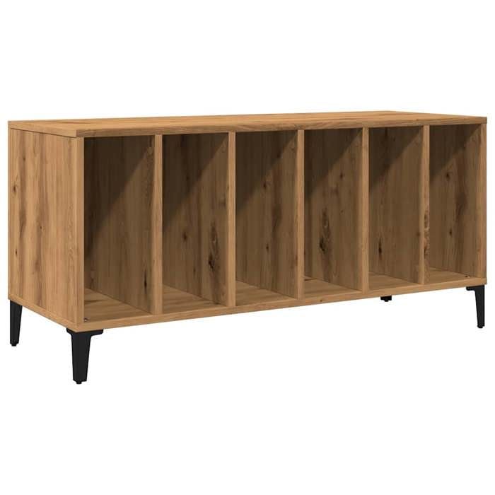 VidaXL Record Cabinet Artisan Oak 100x38x48cm Engineered Wood, Storage Cabinet for Records, Sideboard for 857170