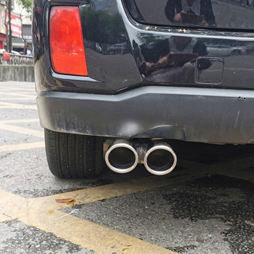 

Подходит для Subaru Outback 2010-2023, Насадки на выхлопную трубу, Насадка на выхлопную трубу из нержавеющей стали, Насадка глушителя с защитой от царапин (Серебристый/синий) серебряный