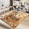1PC Golden Ladybug Diamonds Extra Large Non Slip Floor carpet, Office, family, bedroom Large Area Rug Indoor Rugs, Vibrant Colors