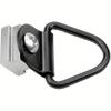 1pcs Cargo Tie-Down Anchors, Black Steel V-Ring Bolton Trailer Cargo Tie Down