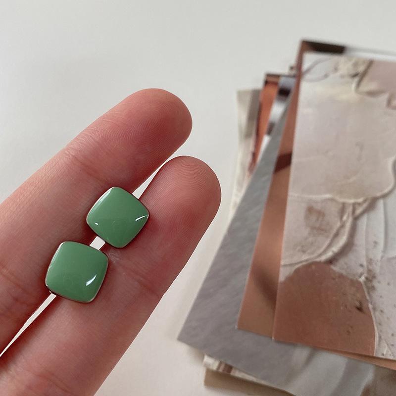 

10 Pieces 9mm Small Buttons Beautiful Square Gemstone Metal Shank Buttons Blouse Skirt Shirt Accessories 9mm