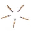 M3-M10 Coadă Hexagonală Titanizată HSS Burghie Mână pentru Filetat Metric