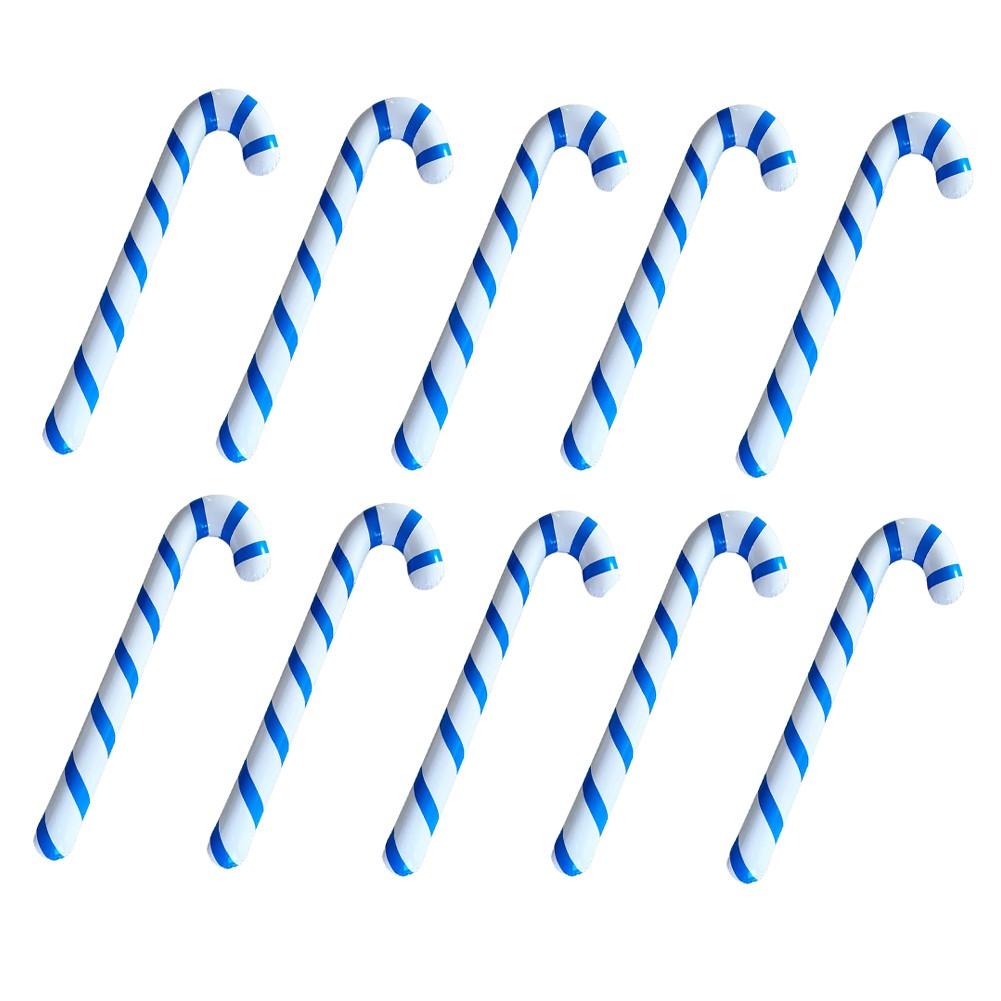 Inflatable Christmas Canes Santa Claus Decorations