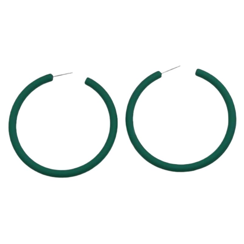 

Stylish Circle Hoop Earrings Dangle Earrings Comfortable Ear Jewelry Acrylic Texture Suitable for Daily and Party Wear